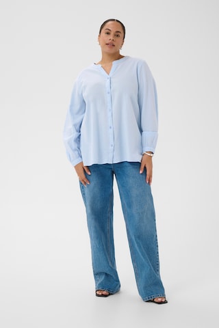 KAFFE CURVE - Blusa 'KCNana' en azul