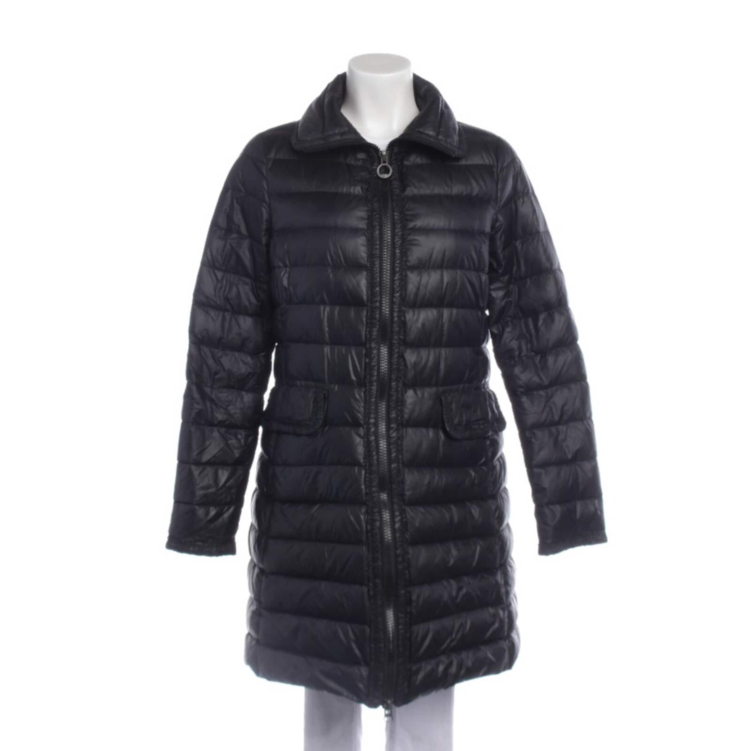 MONCLER Übergangsjacke L in Schwarz: Vorderseite