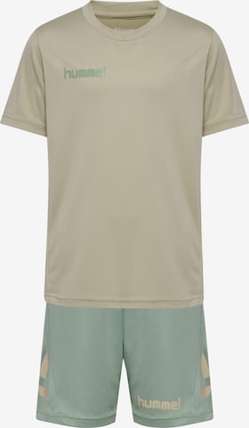 Hummel Træningsdragt i grøn: forside