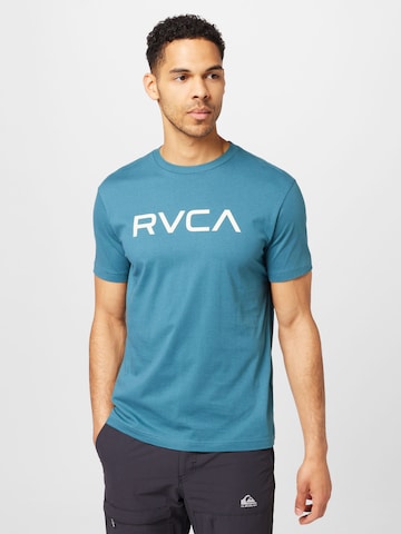 RVCA Tričko – modrá: přední strana