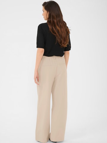 Kaffe Широки крачоли Панталон 'KAValley' в сиво