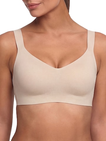 cfab by creamy fabrics Push-up Bra 'Seamless Compact Push-Up BH' in Beige: front