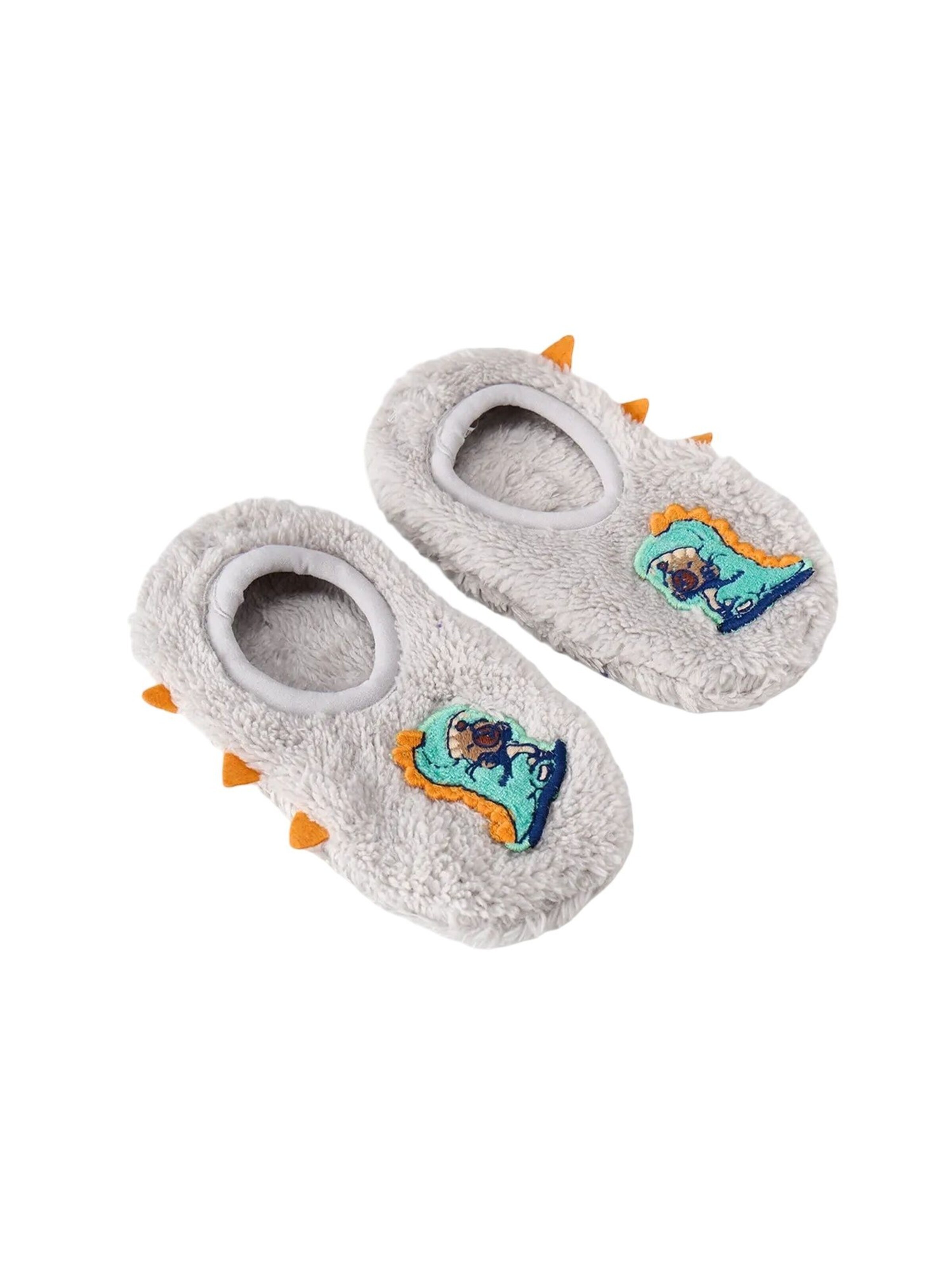 Penti Sokken 'PENTI Dino Power Hausschuhsocken' in Grijs
