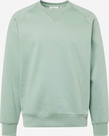 Carhartt WIP Sweatshirt 'Chase' i grön: framsida