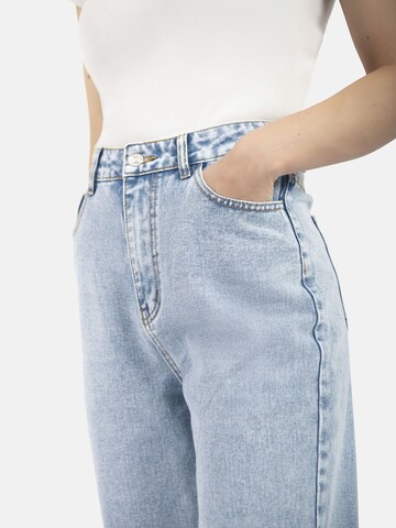 Squad the label Wide leg Jeans in Blauw