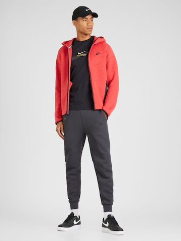 Nike Sportswear - Tapered Calças 'TECH FLEECE' em cinzento