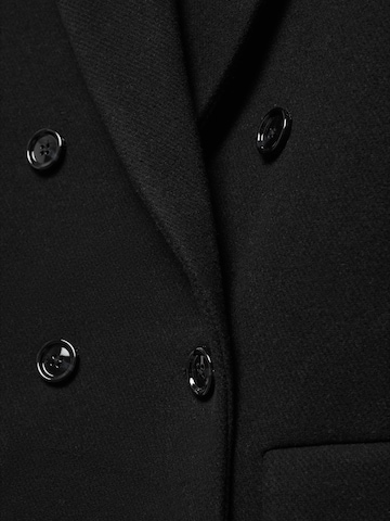Manteau mi-saison 'Dali' MANGO en noir