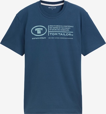 TOM TAILOR Футболка в Синий: спереди