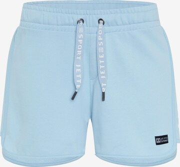 Jette Sport Pants in Blue: front