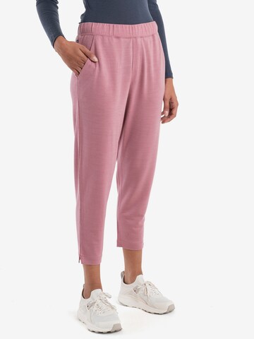 ICEBREAKER Tapered Pants 'Crush II' in Pink