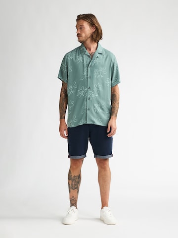 Petrol Industries Regular fit Overhemd 'Orion' in Groen