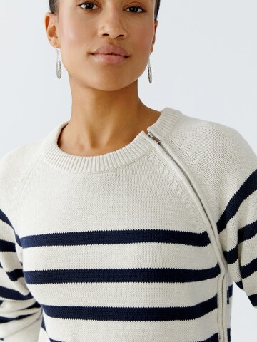 OUI Strickjacke in Weiß