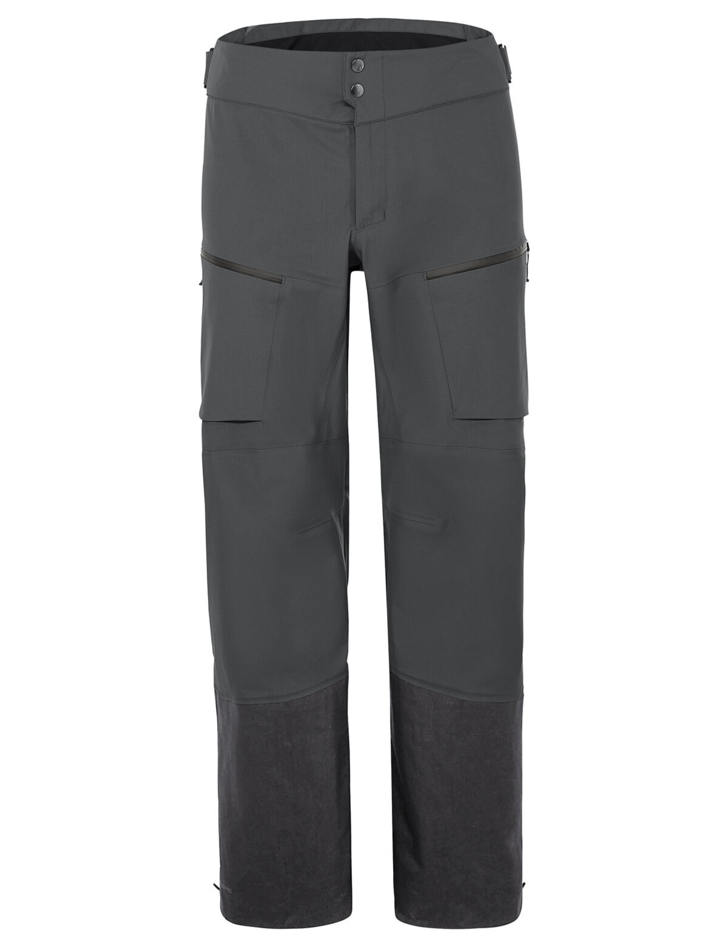 VAUDE Regular Sports trousers 'Monviso II' in Grey: front