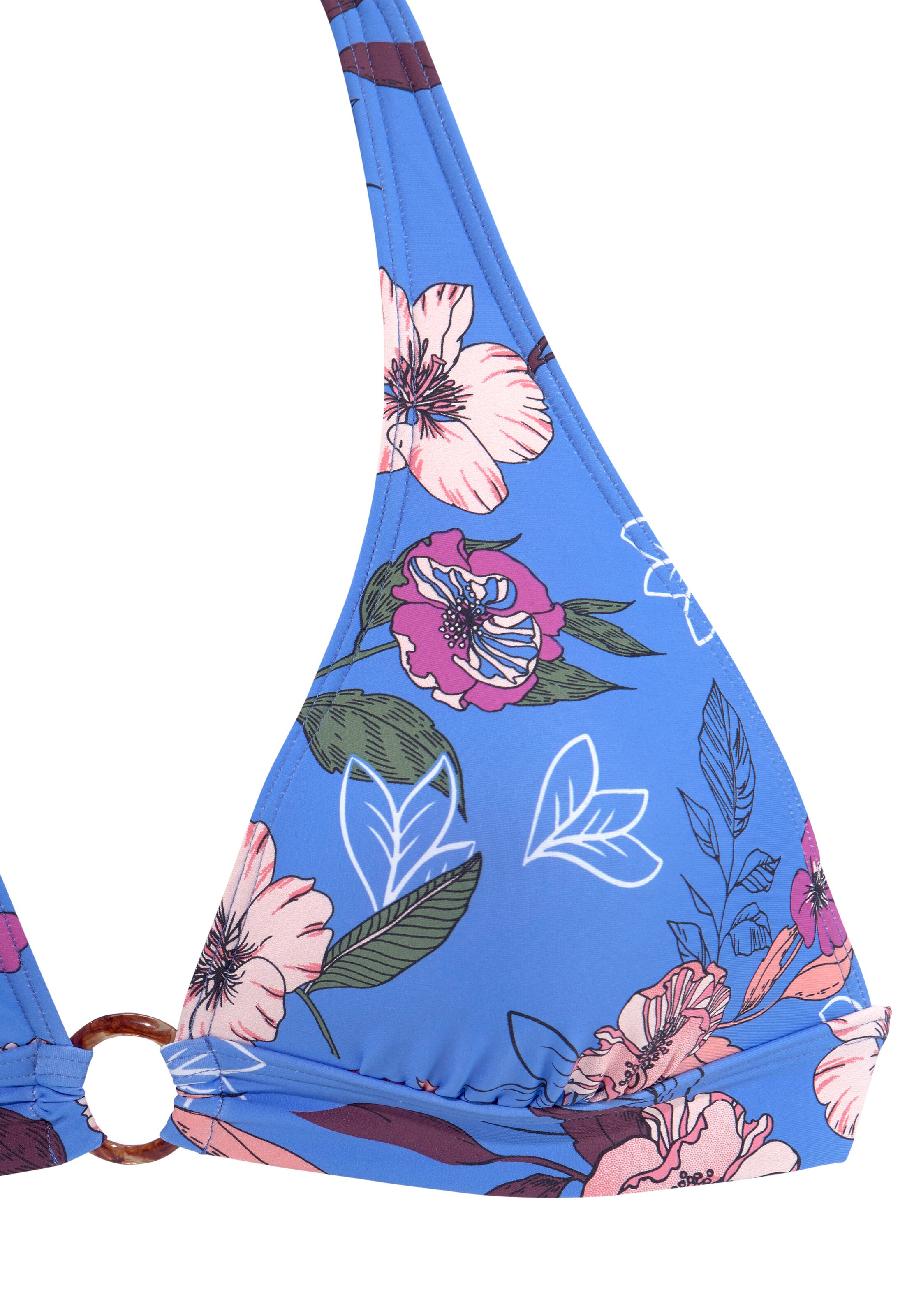 s.Oliver Треугольник Верх бикини в Синий