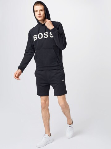 BOSSSweater majica 'Zeefast' - crna boja