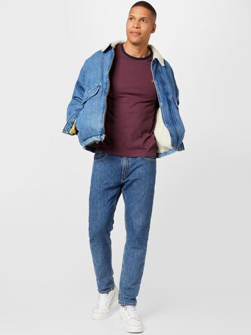 FARAH T-Shirt 'GROVES RINGER' in Lila