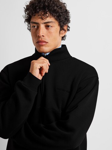 Sweat-shirt 'HANKIE' SELECTED HOMME en noir