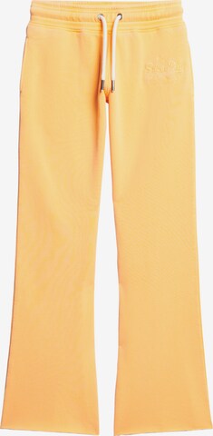 Wide Leg Pantalon Superdry en orange : devant