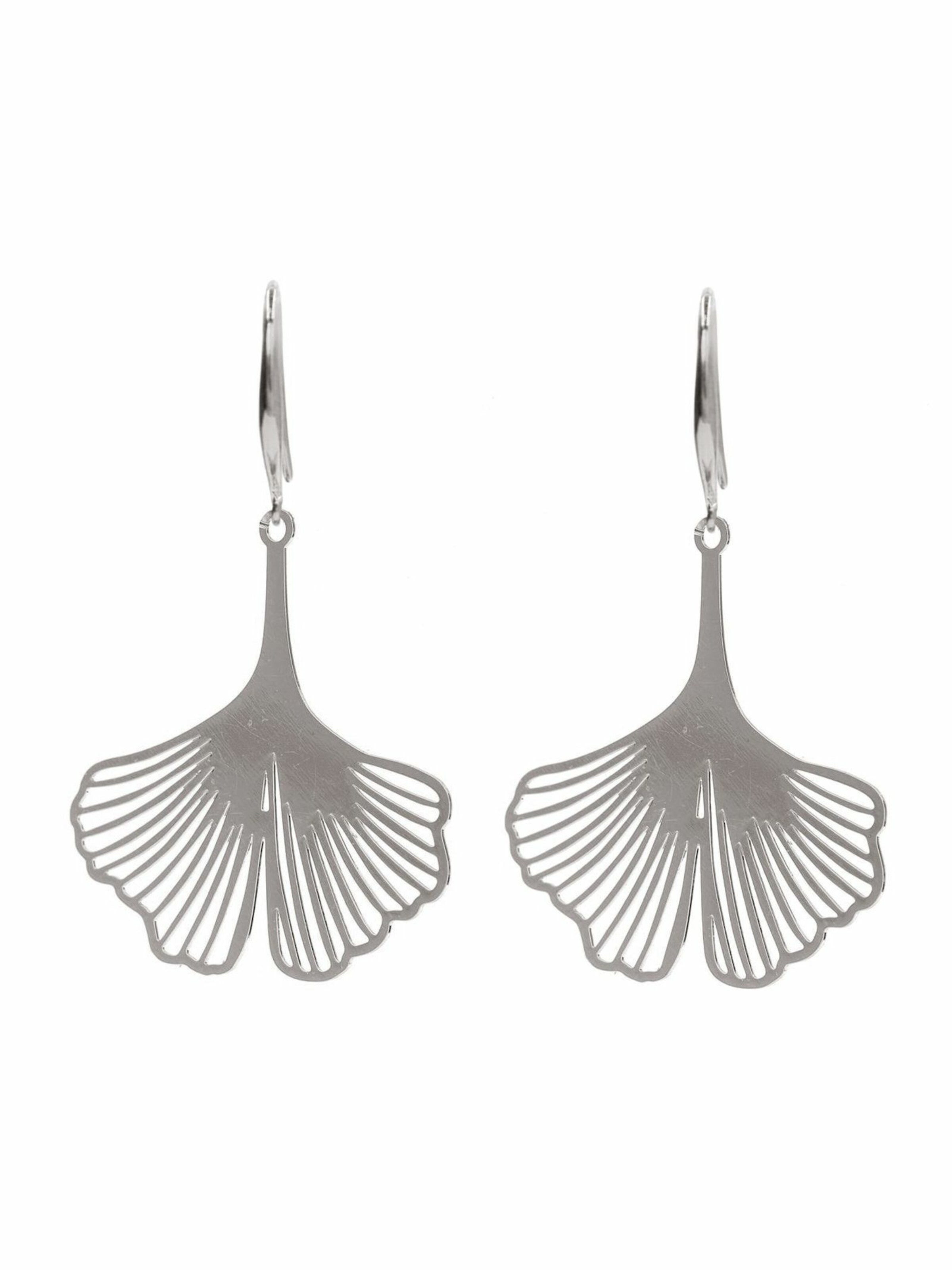 Gemshine Earrings in Silver: front