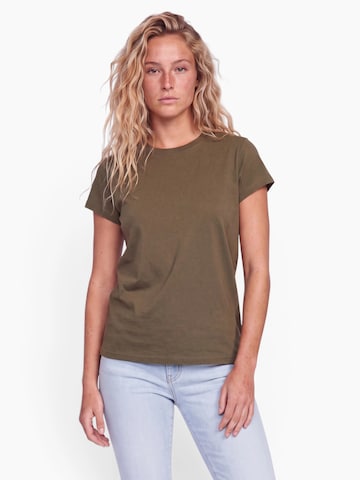 TOPSHOP Футболка 'EVERYDAY' в Зеленый: спереди