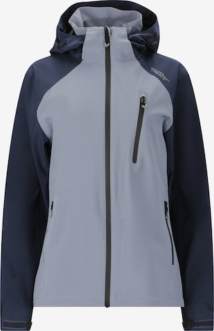 Weather Report Outdoor Jacket in Blue: front