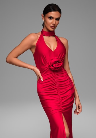 Ombre Kleid in Rot