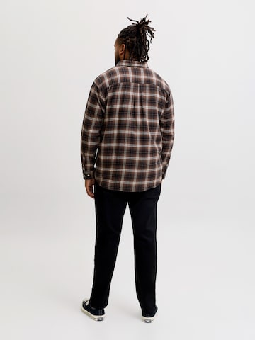 Jack & Jones Plus Comfort Fit Риза 'JJEFIELD' в черно