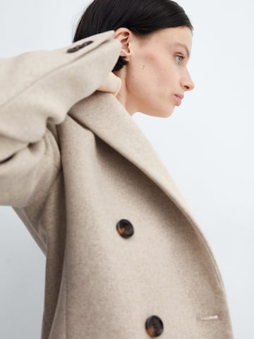 MANGO Between-Seasons Coat 'Dali' in Beige