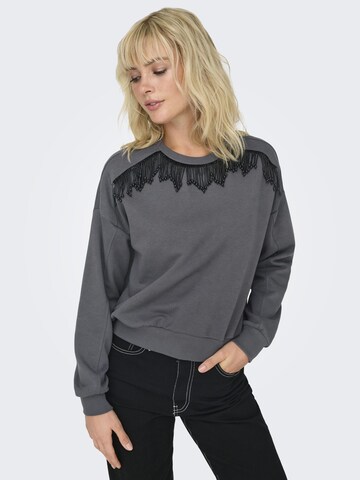 ONLY Sweatshirt 'SOFIE' in Grijs