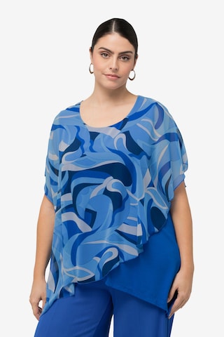 Ulla Popken Blouse in Blauw: voorkant