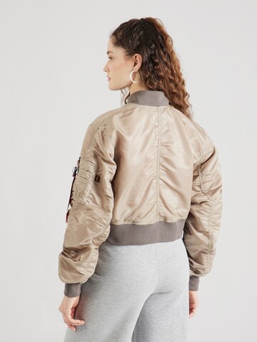 ALPHA INDUSTRIES Přechodná bunda 'MA-1' – béžová