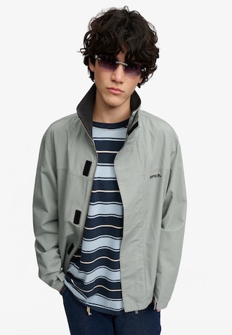 BENCH Tussenjas 'Bench X Superdry & Co' in Grijs: voorkant