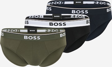 BOSS Orange - Cueca 'Power' em azul: frente