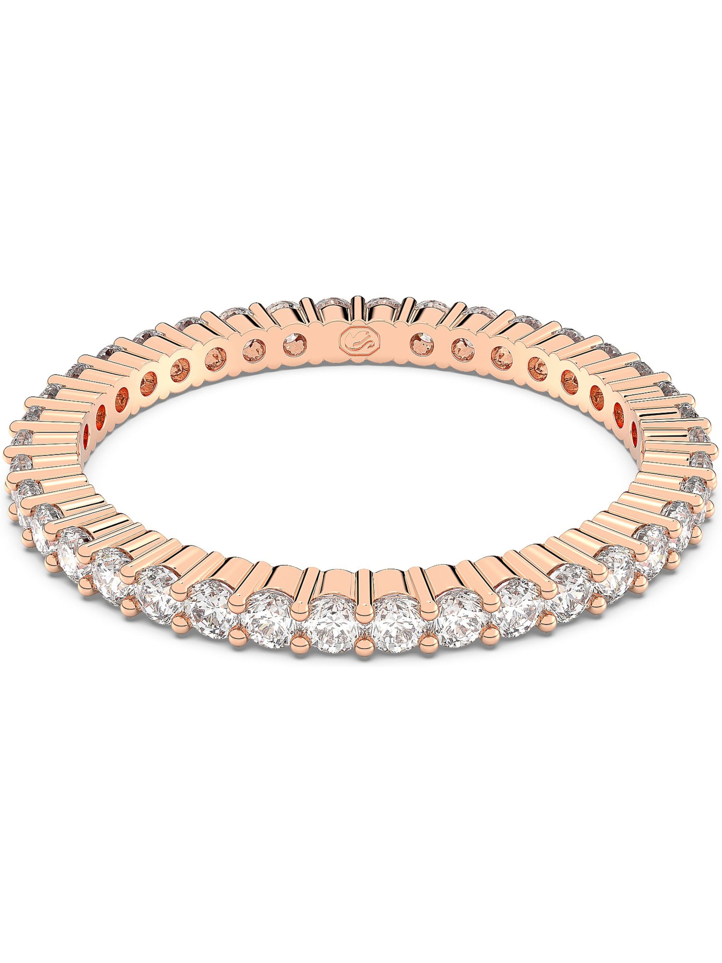 Swarovski Ring in Gold: Vorderseite