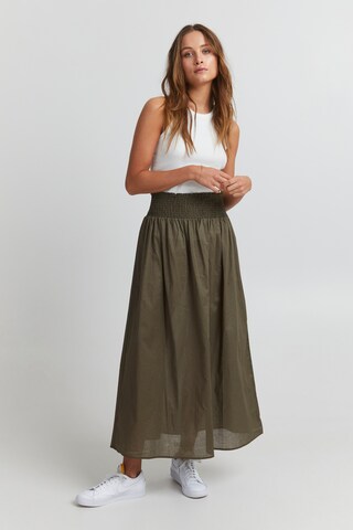 PULZ Jeans Skirt in Green