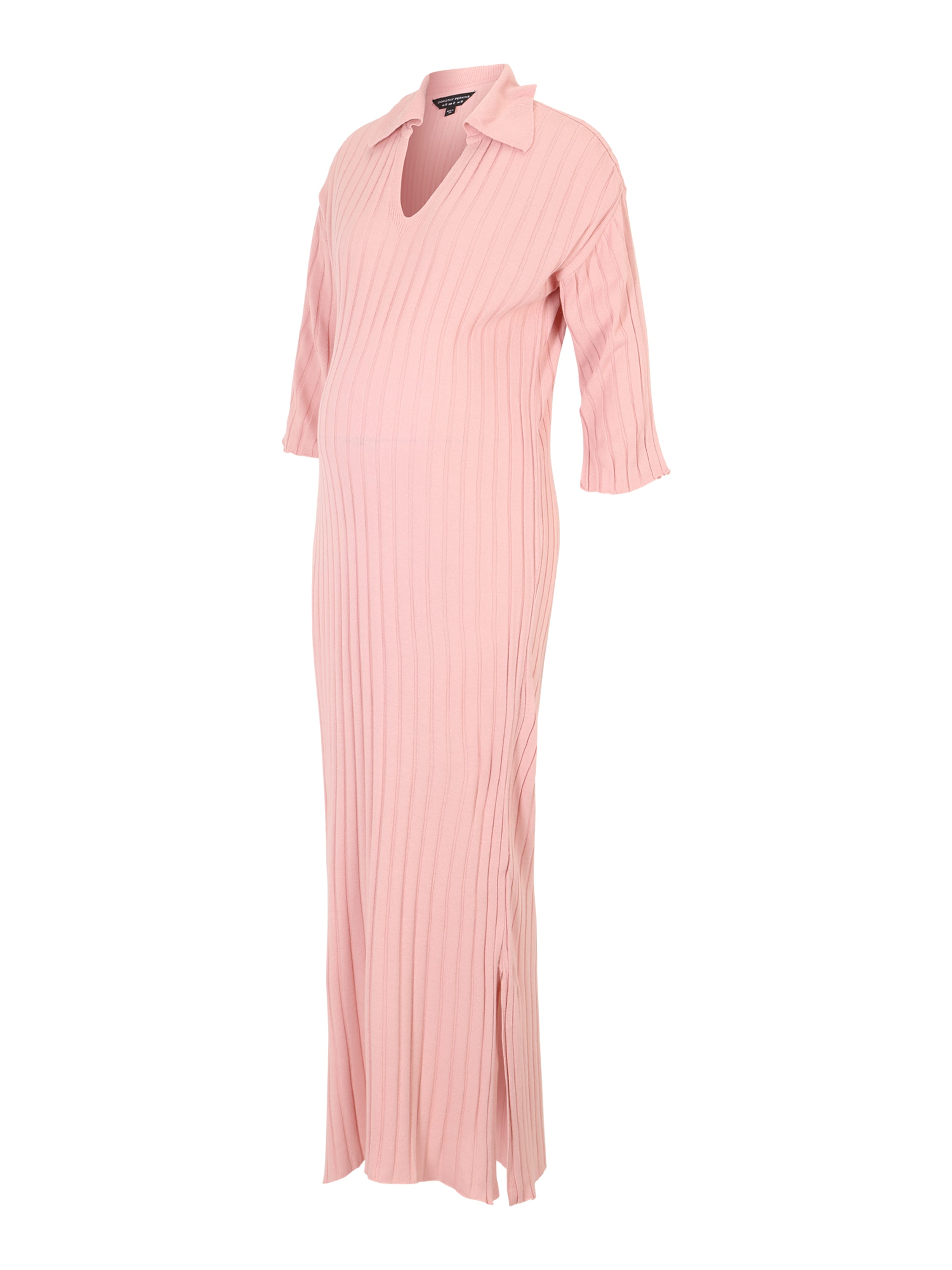 Rochie dimensiuni mari de la Dorothy Perkins Maternity pe roz: față