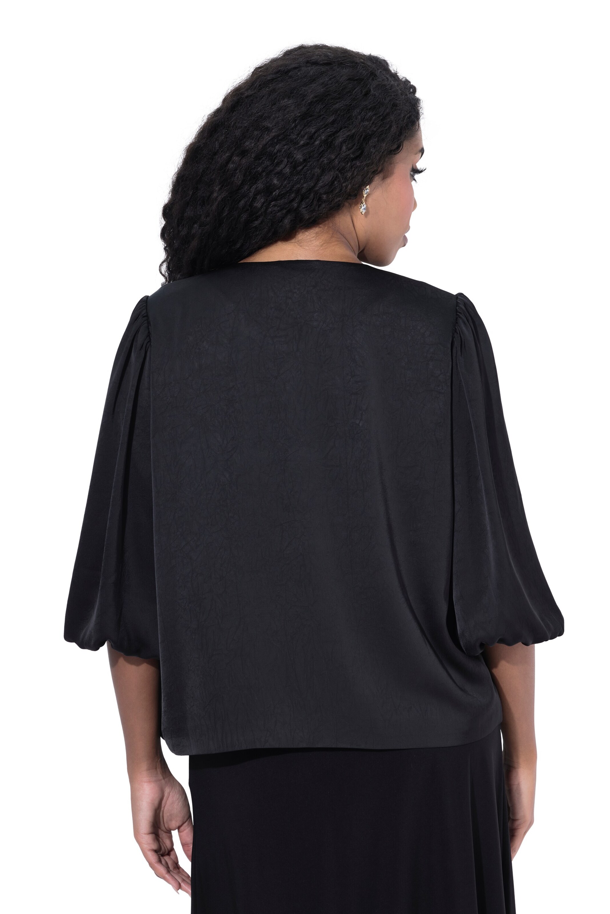 Ulla Popken Between-Season Jacket in Black