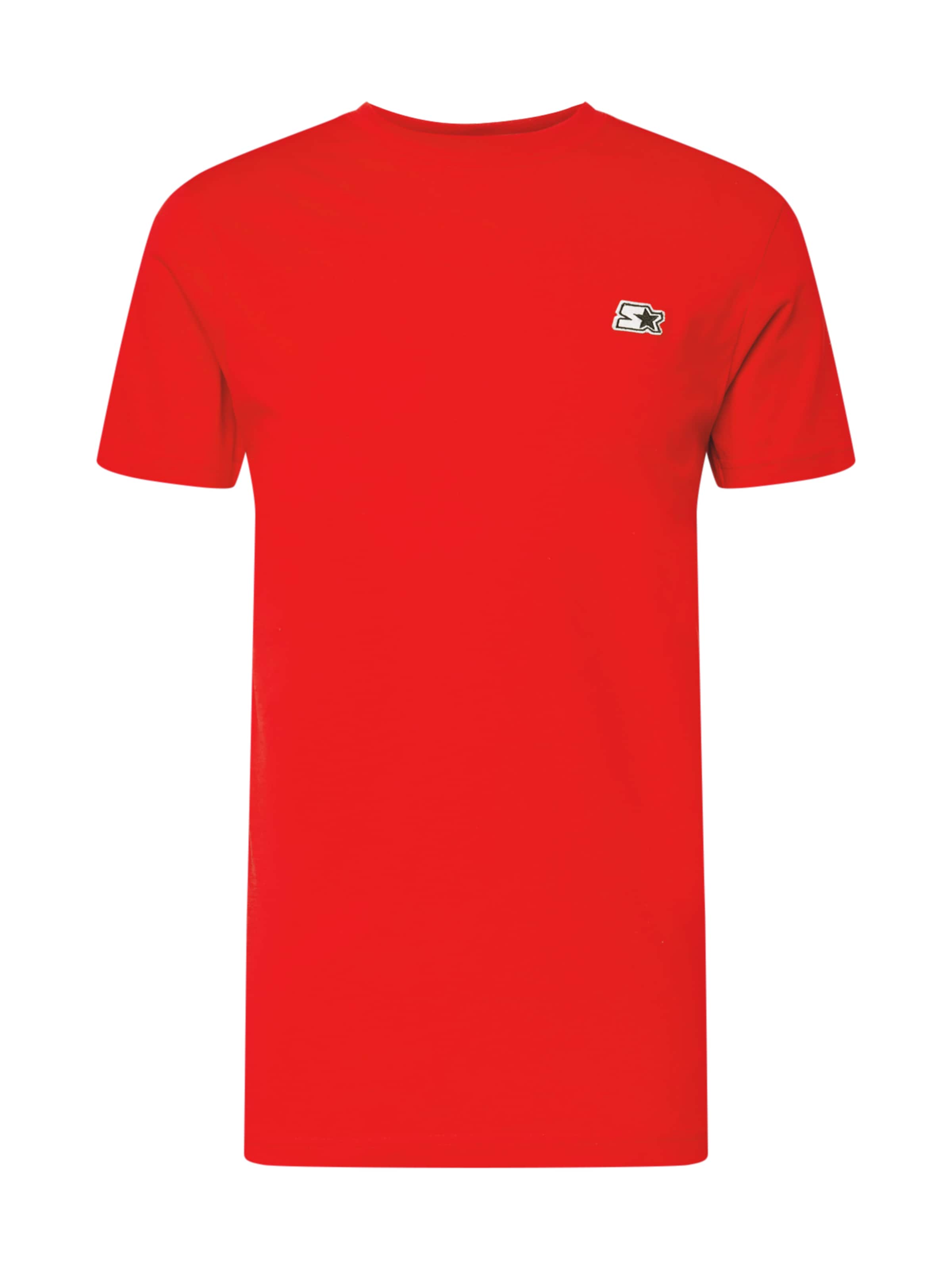 T-Shirt 'Essential' Starter Black Label en rouge : devant