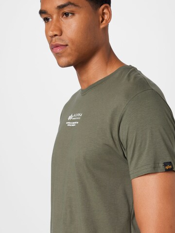 Maglietta di ALPHA INDUSTRIES in verde
