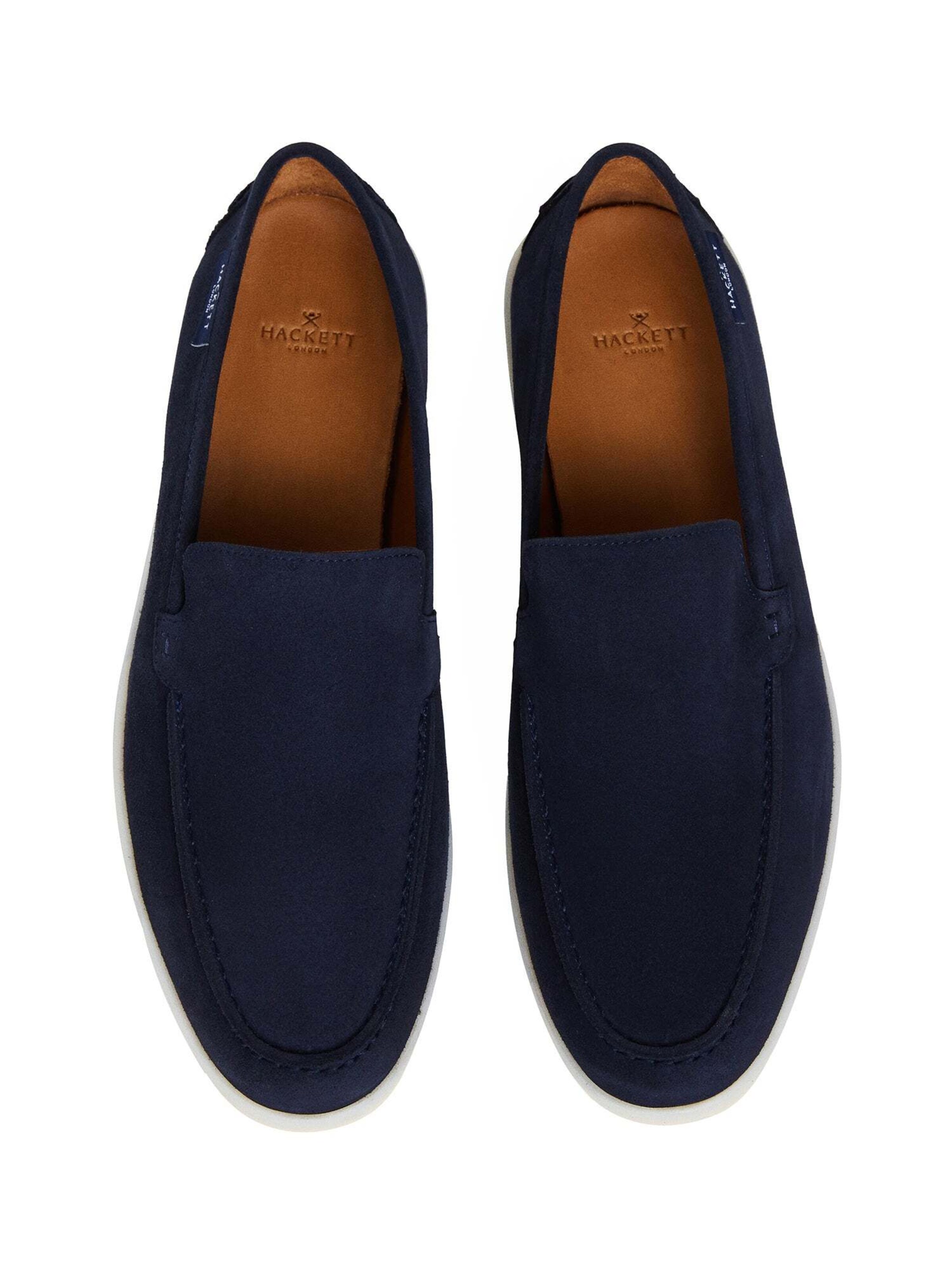 Hackett London Moccasin 'Martins' in Blue