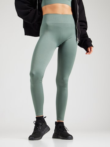 Skinny Pantaloni sportivi 'ONPFRION' di ONLY PLAY in verde: frontale