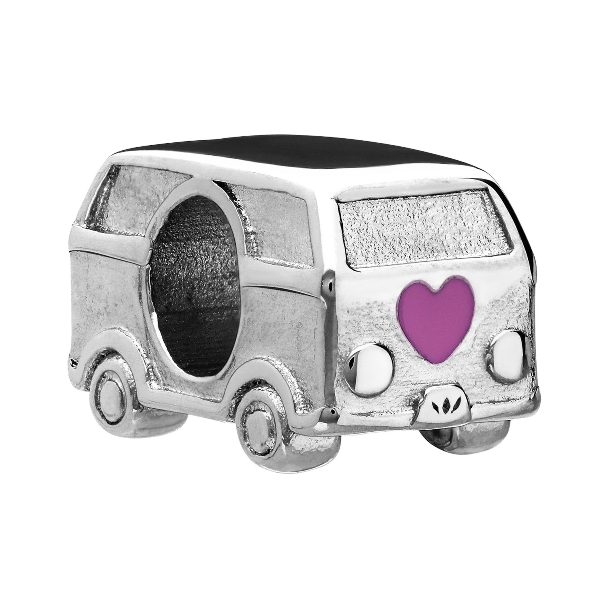 Lucardi Pendant 'Basic' in Silver: front