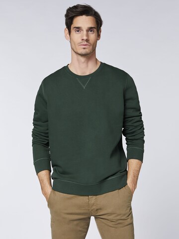 CHIEMSEE Sweatshirt in Green: front