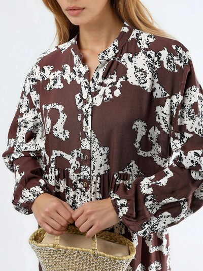 Hiccup Dress in Dark brown / Black / White, Item view