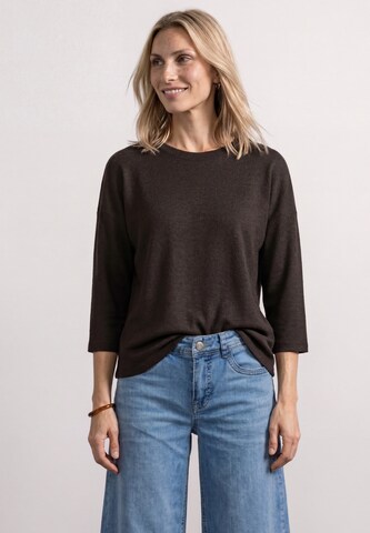 STREET ONE Sweater in Brown: front