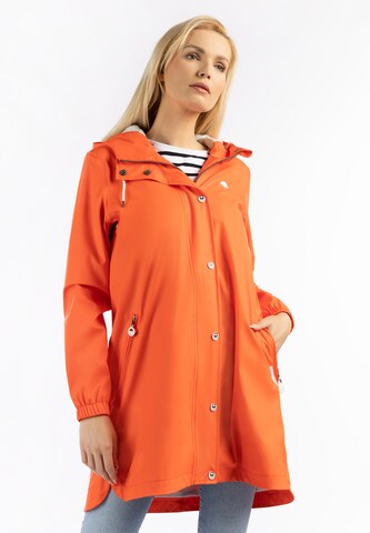 Schmuddelwedda Raincoat in Orange: front