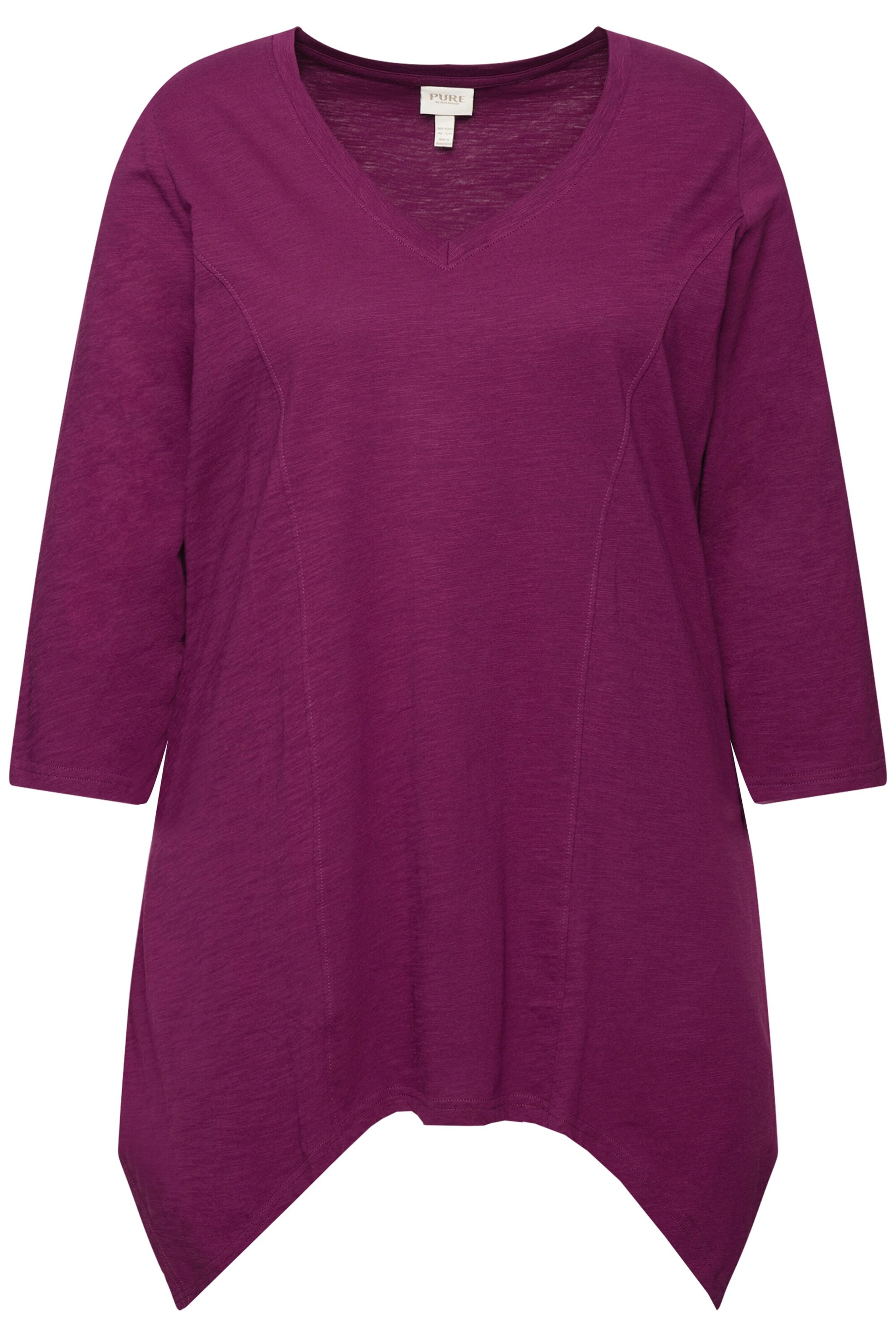 T-shirt Ulla Popken en violet : devant
