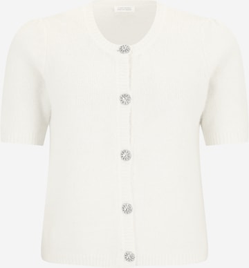 balta Guido Maria Kretschmer Curvy Kardiganas 'Marle': priekis