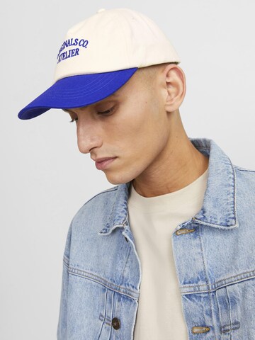 Casquette JACK & JONES en beige : devant