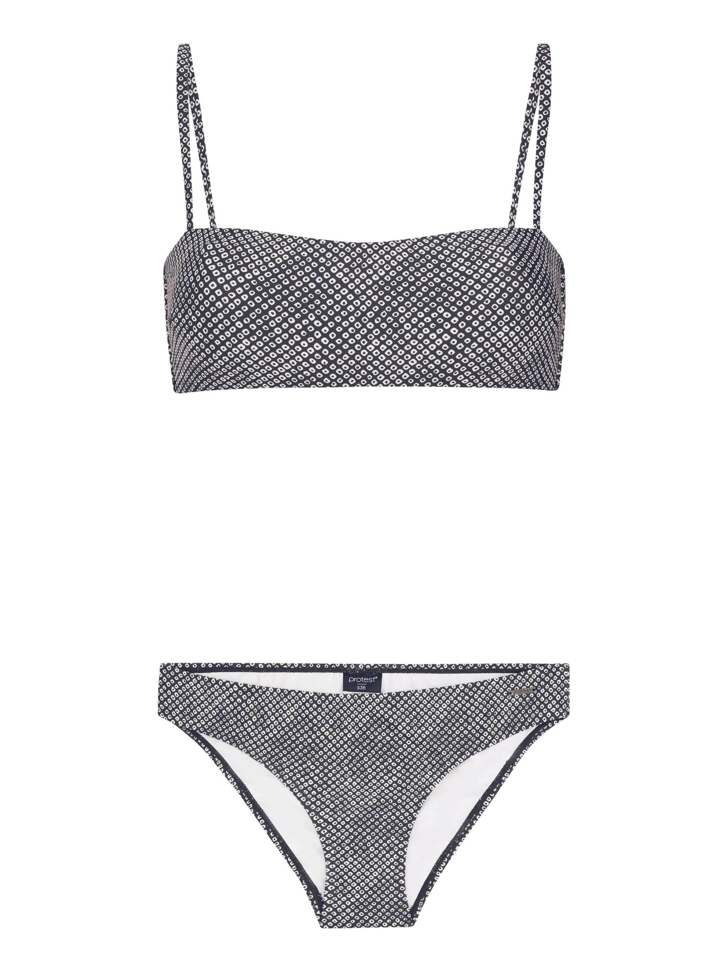 PROTEST Bustier Bikini 'PRTXARA' in Blauw: voorkant